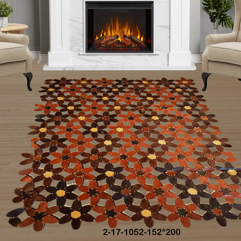 NEW MODERN COWHIDE RUG FLOOR RUGS PATCHWORK LEATHER AREA RUGS AREONLINE AU 2-17