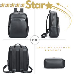 Genuine Leather Backpack, Large soft leather,Laptop  bag, Travel Bag km8486/49