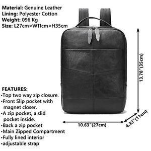 Genuine Leather Backpack, Large soft leather,Laptop  bag, Travel Bag KM 2261-44