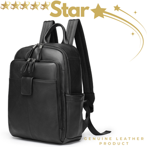 Genuine Leather Backpack, Large soft leather,Laptop  bag, Travel Bag km9251/43