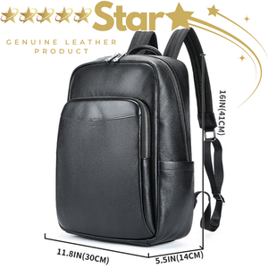 Genuine Leather Backpack, Large soft leather,Laptop  bag, Travel Bag km8486/49