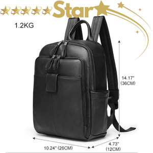 Genuine Leather Backpack, Large soft leather,Laptop  bag, Travel Bag km9251/43