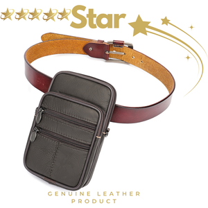 Genuine Leather Shoulder Bag, Waist Bag, small cross body bag KANDM0510