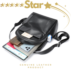 Genuine leather Backpack, Large soft leather,Ipad  bag, Travel Bag-km2265/43